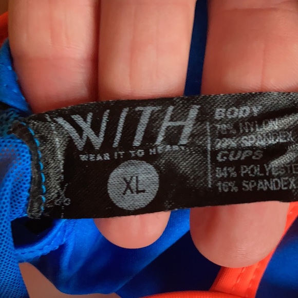 WITH Wear It To Heart Sports Bra XL - Picture 3 of 4